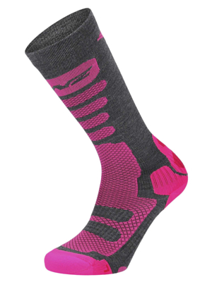 Носки LENZ Free Tour 1.0 Grey/Pink