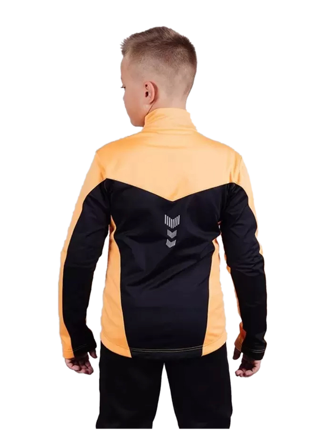 Куртка беговая детская Nordski Jr.Base Orange/Black