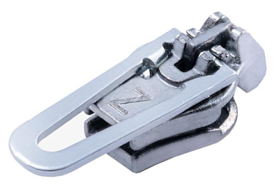 Бегунок для молнии ZlideOn Metal Zipper L Silver