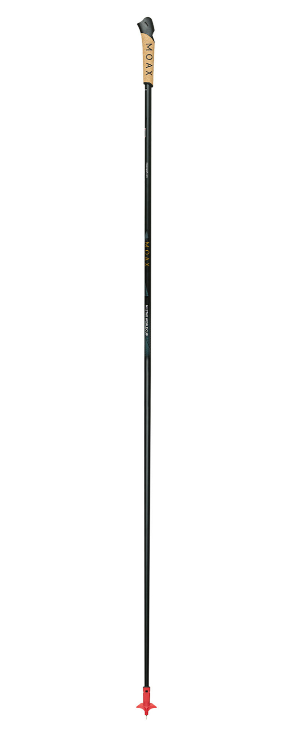 Лыжные палки MOAX M1 Star WORLDCUP 16/9мм без темл.