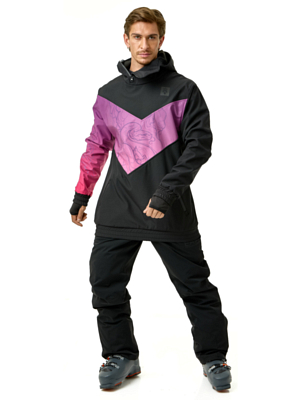 Куртка горнолыжная MAJESTY Shadow Black/Purple