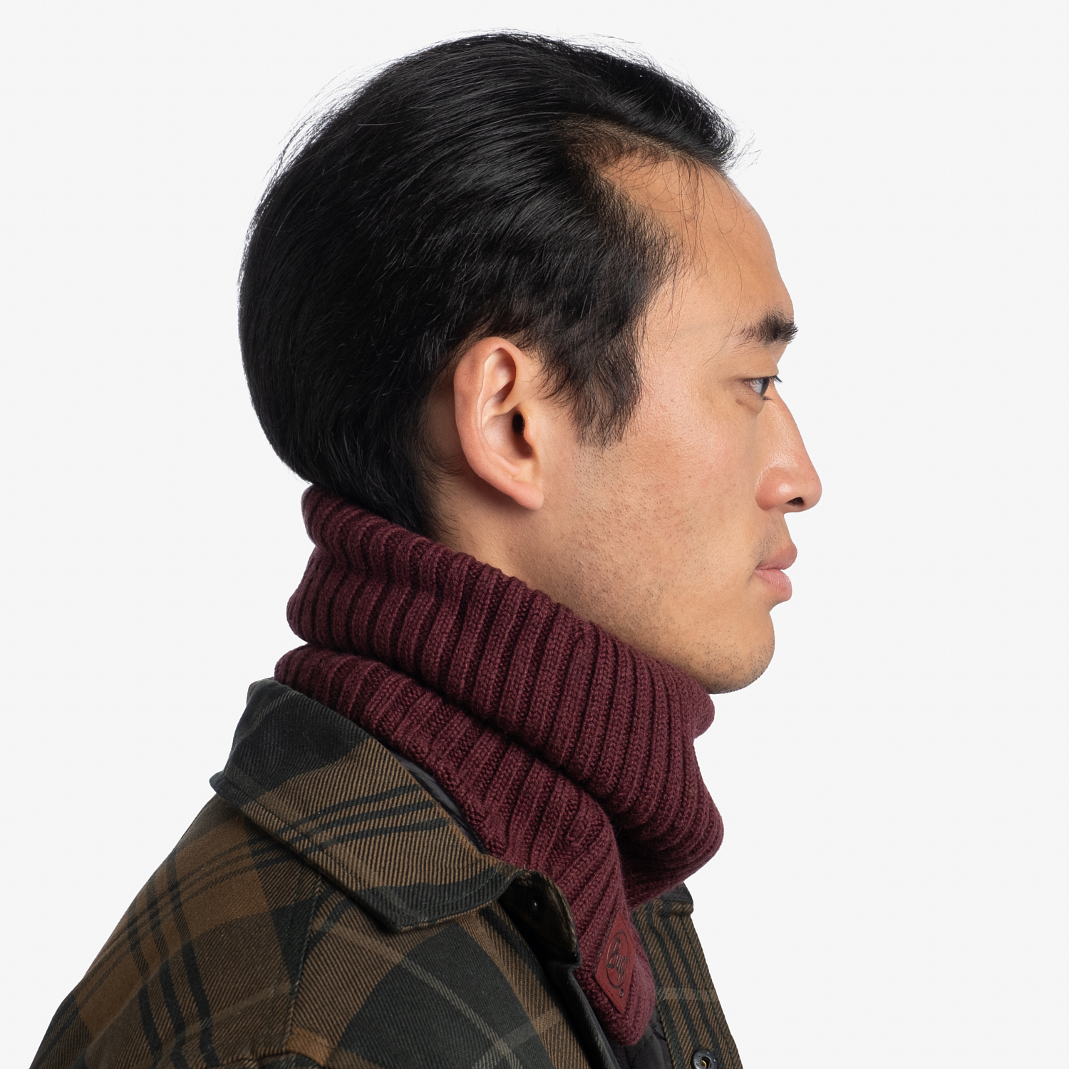 Шарф Buff Knitted Neckwarmer Norval Maroon