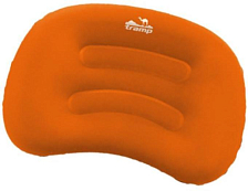 Подушка Tramp 2022 надувная под голову (дорожная) Orange/Grey