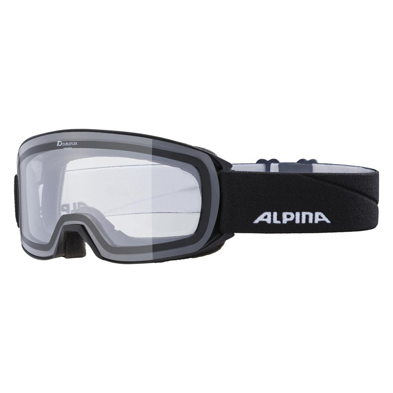 Маска для MTB ALPINA Nakiska Black Matt/Clear S0