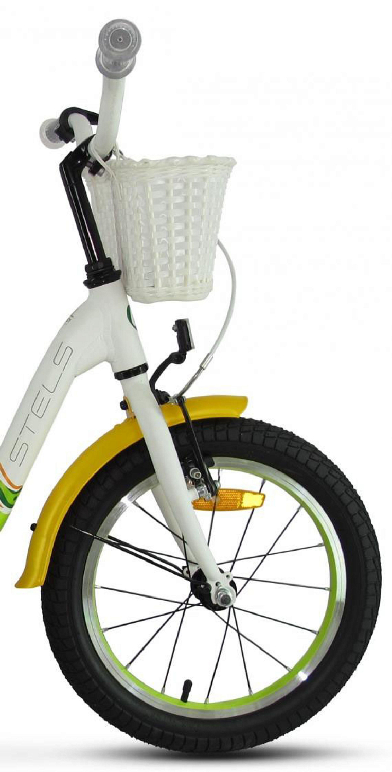 Велосипед Stels 16 Pilot 190 2024 Зеленый/Желтый/Белый