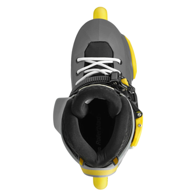 Роликовые коньки Rollerblade Apex Charcoal/Yellow