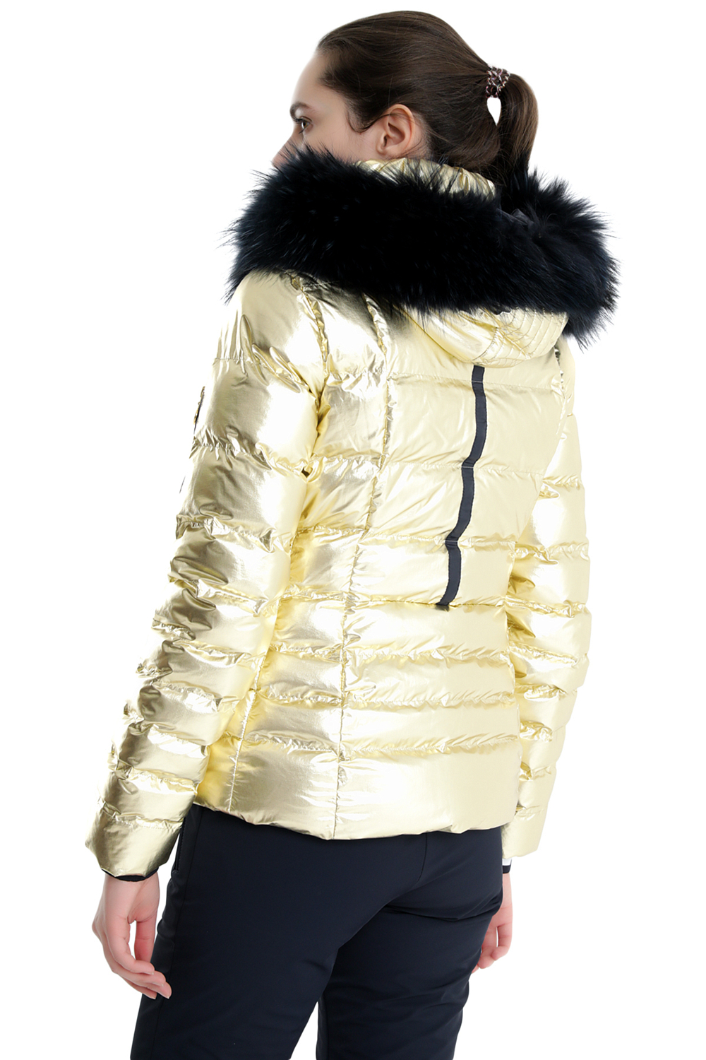 Куртка горнолыжная Sportalm Kyla Metallic m K+P Fur Gold