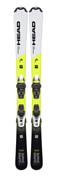Горные лыжи с креплениями HEAD 2022-23 Supershape Team Easy JRS (67-117)+JRS 4.5 GW CA BR 80 white/yellow