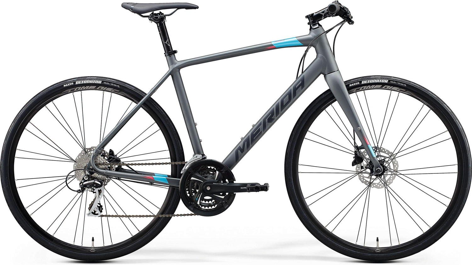 Велосипед MERIDA Speeder 100 2020 Matt Dark Grey/Blue/Pink/Black