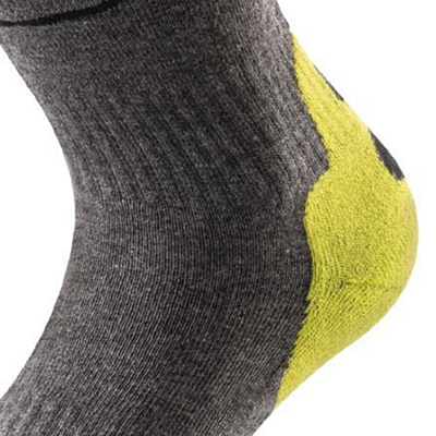 Носки LENZ Skiing 1.0 Grey/Lime