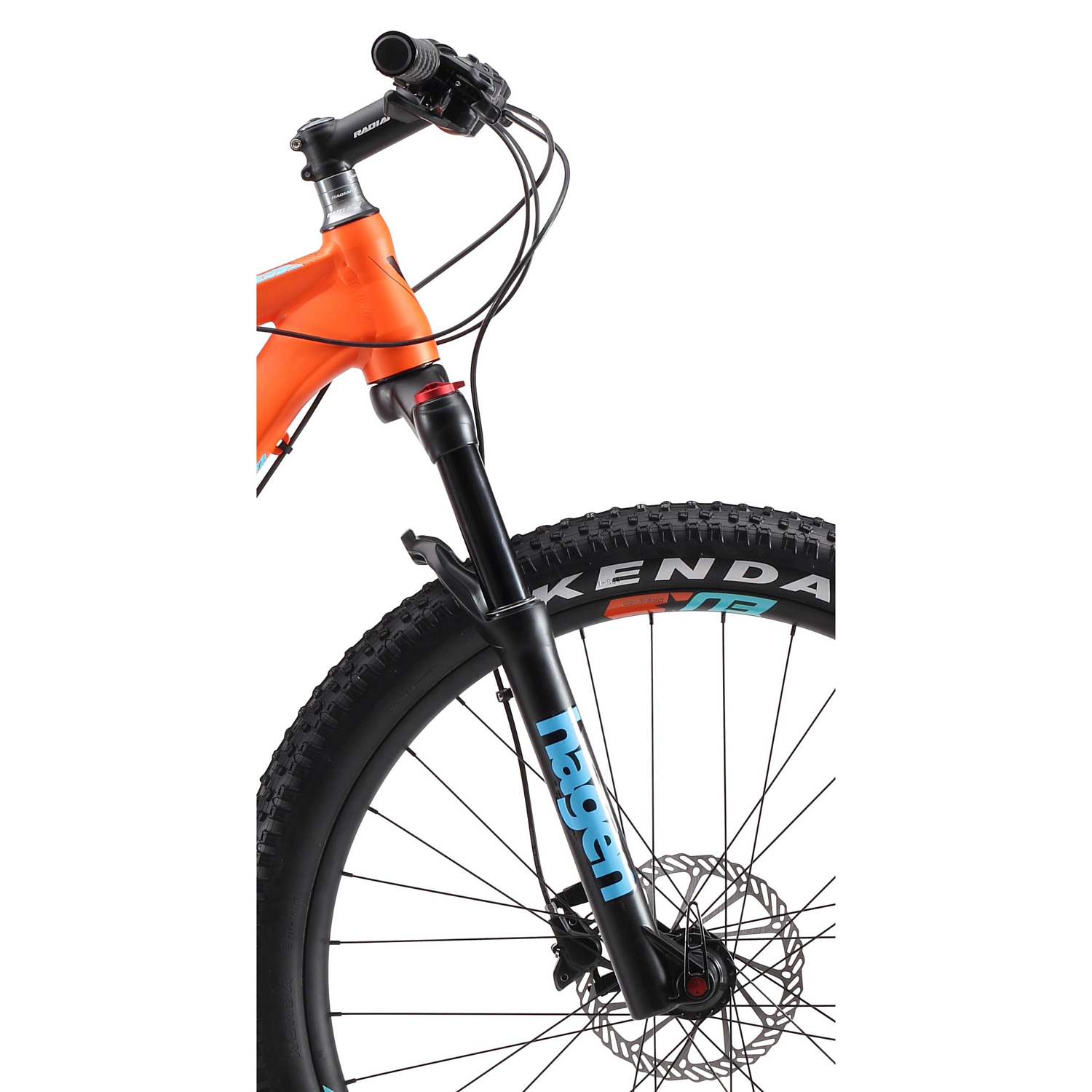 Велосипед Welt Rockfall SE Plus 2019 matt orange/light blue