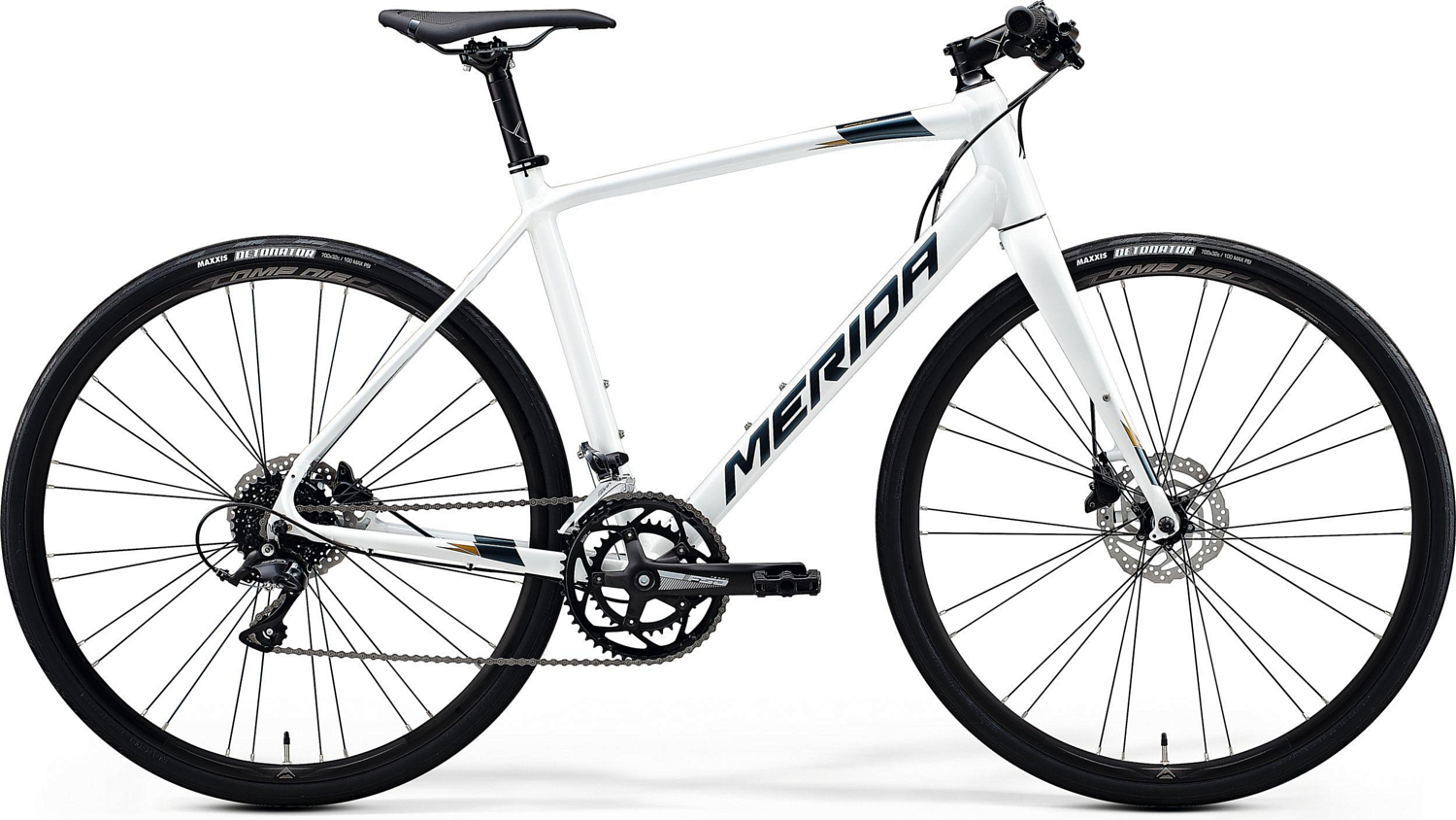 Велосипед MERIDA Speeder 200 2020 White/Dark Silver/Gold