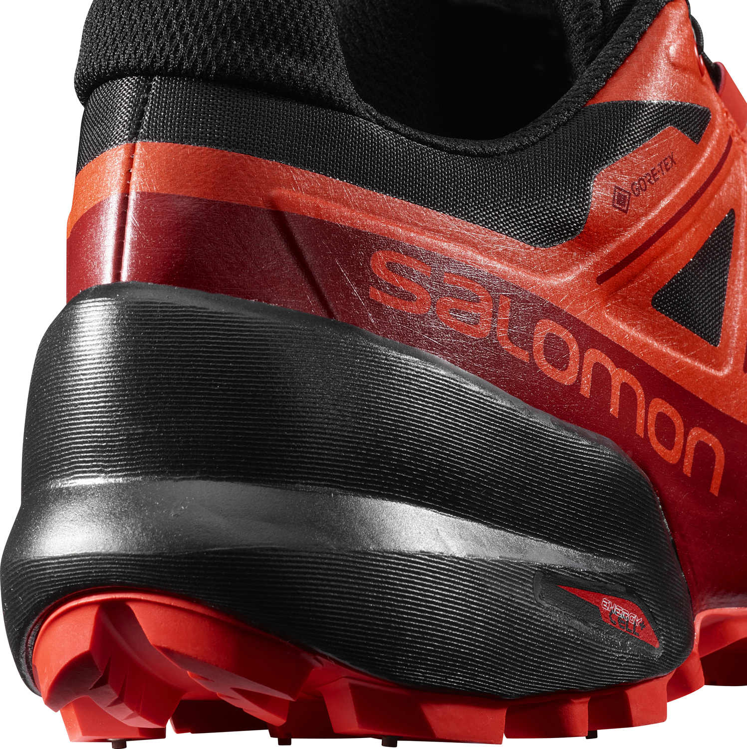 Беговые кроссовки SALOMON Spikecross 5 Gtx Black/Racing Rd/Rd Dahlia