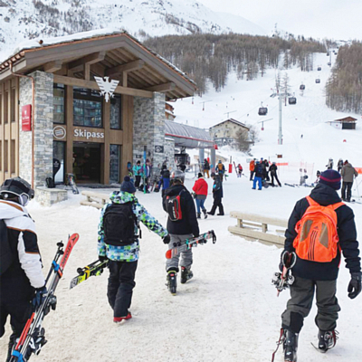 Приспособление для переноски лыж и лыжных палок SKI-N-GO 60-95 Yellow