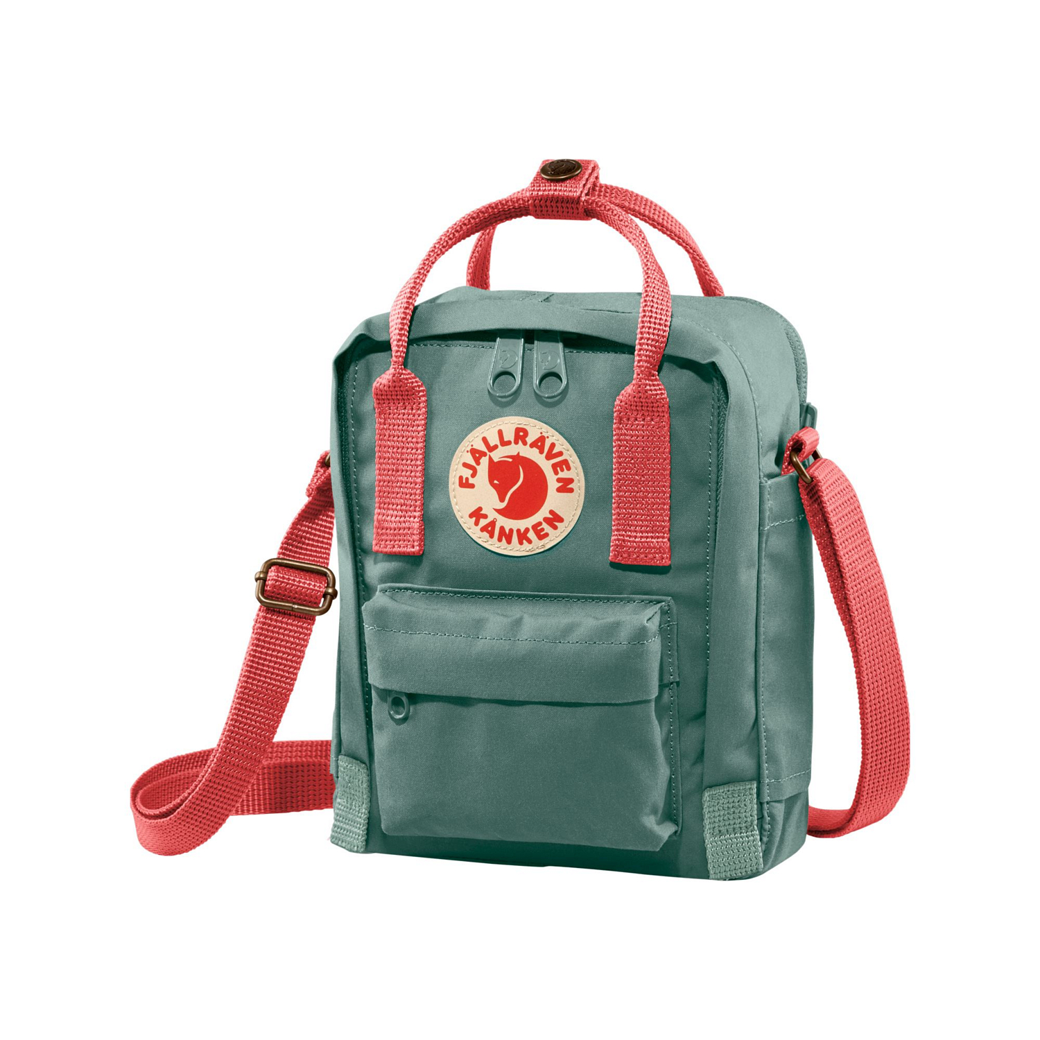 Рюкзак-переноска FjallRaven Kanken Sling Frost Green-Peach Pink