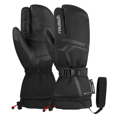 Варежки-лобстеры REUSCH Down Spirit GTX Black/Silver