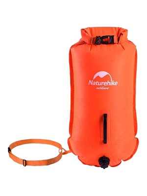 Гермомешок Naturehike 28L inflatable waterproof bag Orange