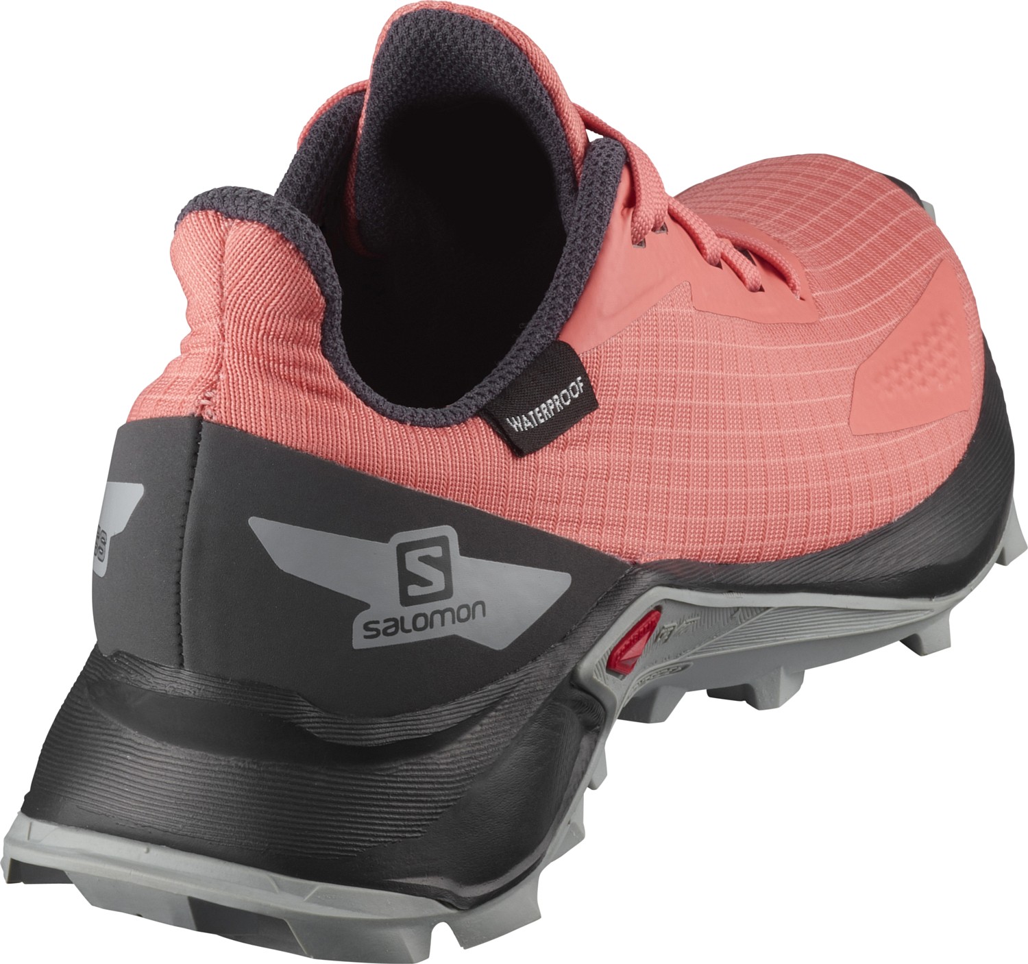 Кроссовки детские SALOMON Alphacross Blast CSWP J Burnt Coral/Ebony/Quarry