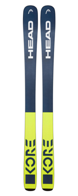 Горные лыжи с креплениями HEAD Kore Team SW+ATTACK 11 GW BR 95 [A] Anthracite-Neon Yellow