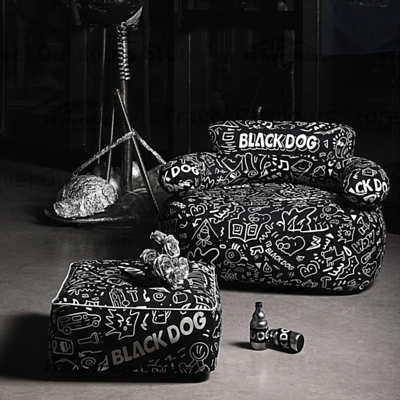 Стул BlackDog Inflatable Square Stool Crazy Dreamer