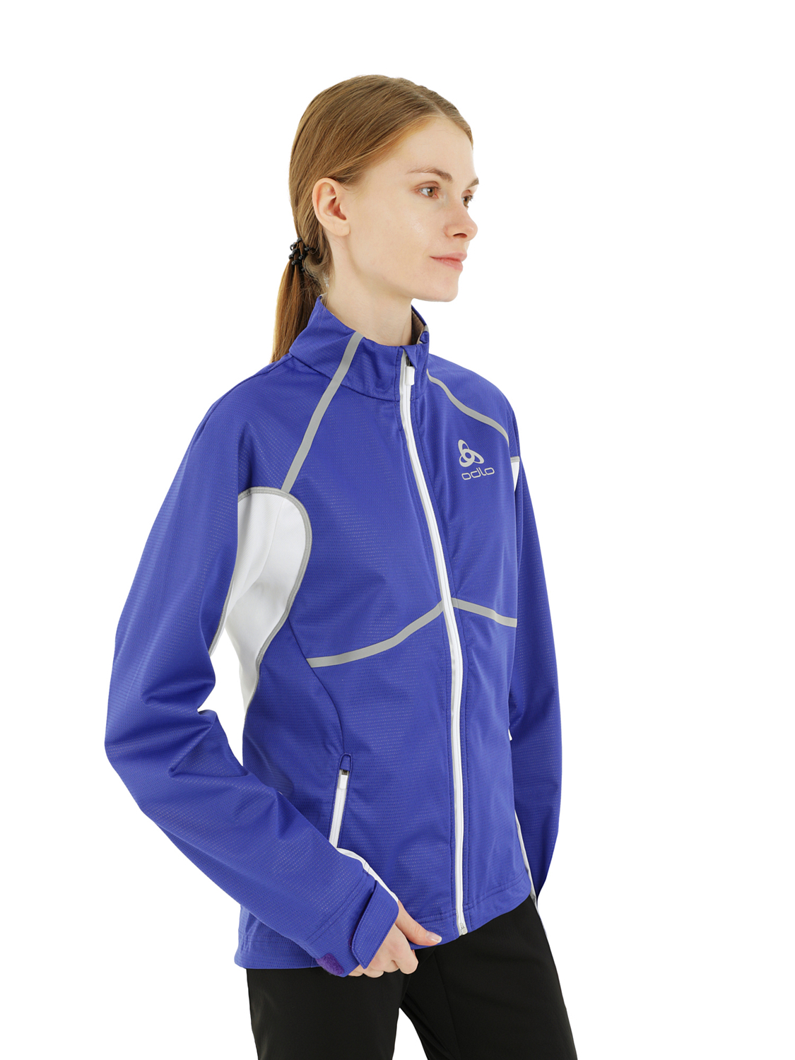 Куртка ODLO Jacket FREQUENCY X Clematis Blue-White