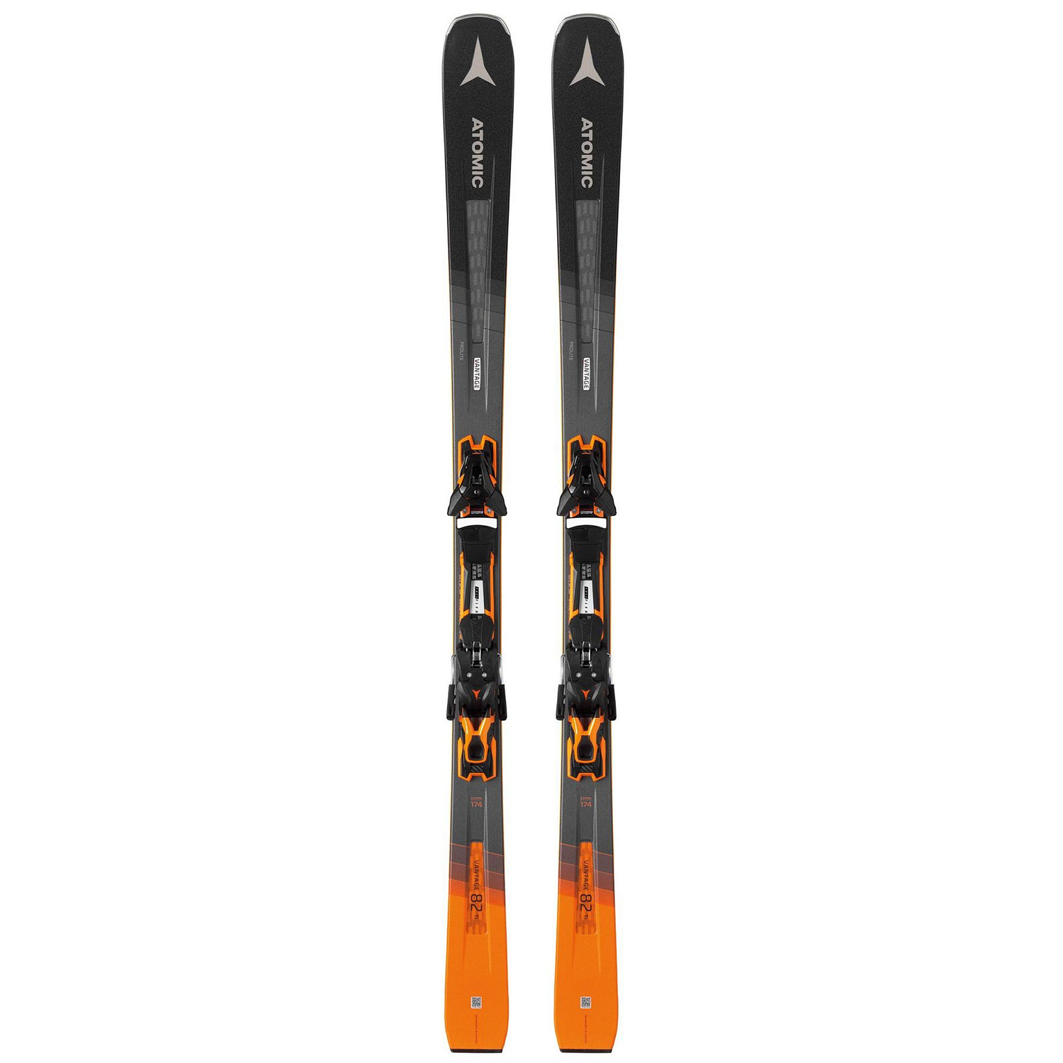 Горные лыжи с креплениями ATOMIC 2019-20 Vantage 82 TI + FT 12 Black/Orange