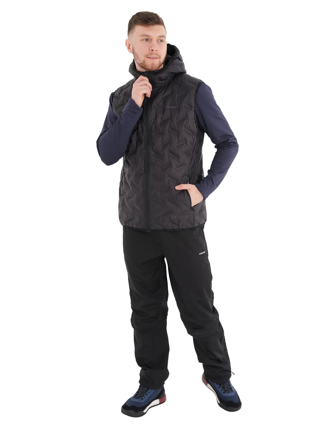 Жилет VIKING Aspen Man Vest Black/Grey
