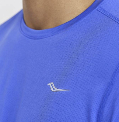 Saucony Stopwatch Short Sleeve Blue Raz 1745