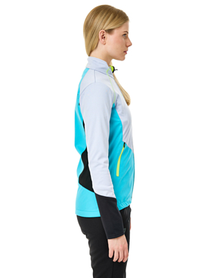 Куртка беговая FISCHER Softshell Warm Mint/Gray
