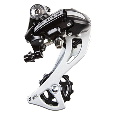 Переключатель задний Shimano Acera, M360, SGS, 7/8ск., серебр.