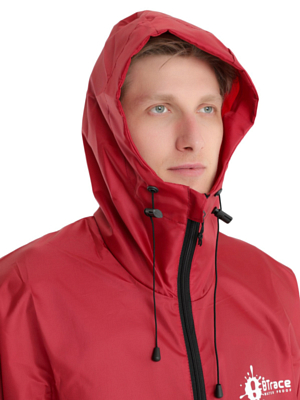 Пончо BTrace Rain Zipper Красный