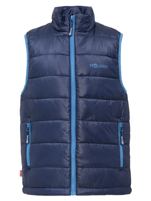 Жилет Trollkids Trondheim Navy/Medium Blue