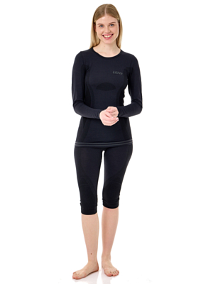 Кальсоны 3/4 LENZ Merino 6.0 Black