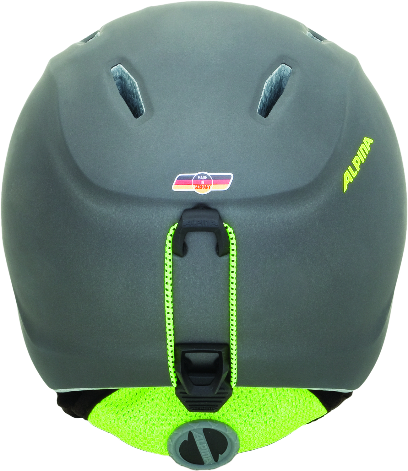 Шлем детский ALPINA Carat XT Charcoal/Neon Matt