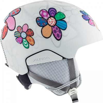 Шлем детский ALPINA Pizi Patchwork-Flower Matt