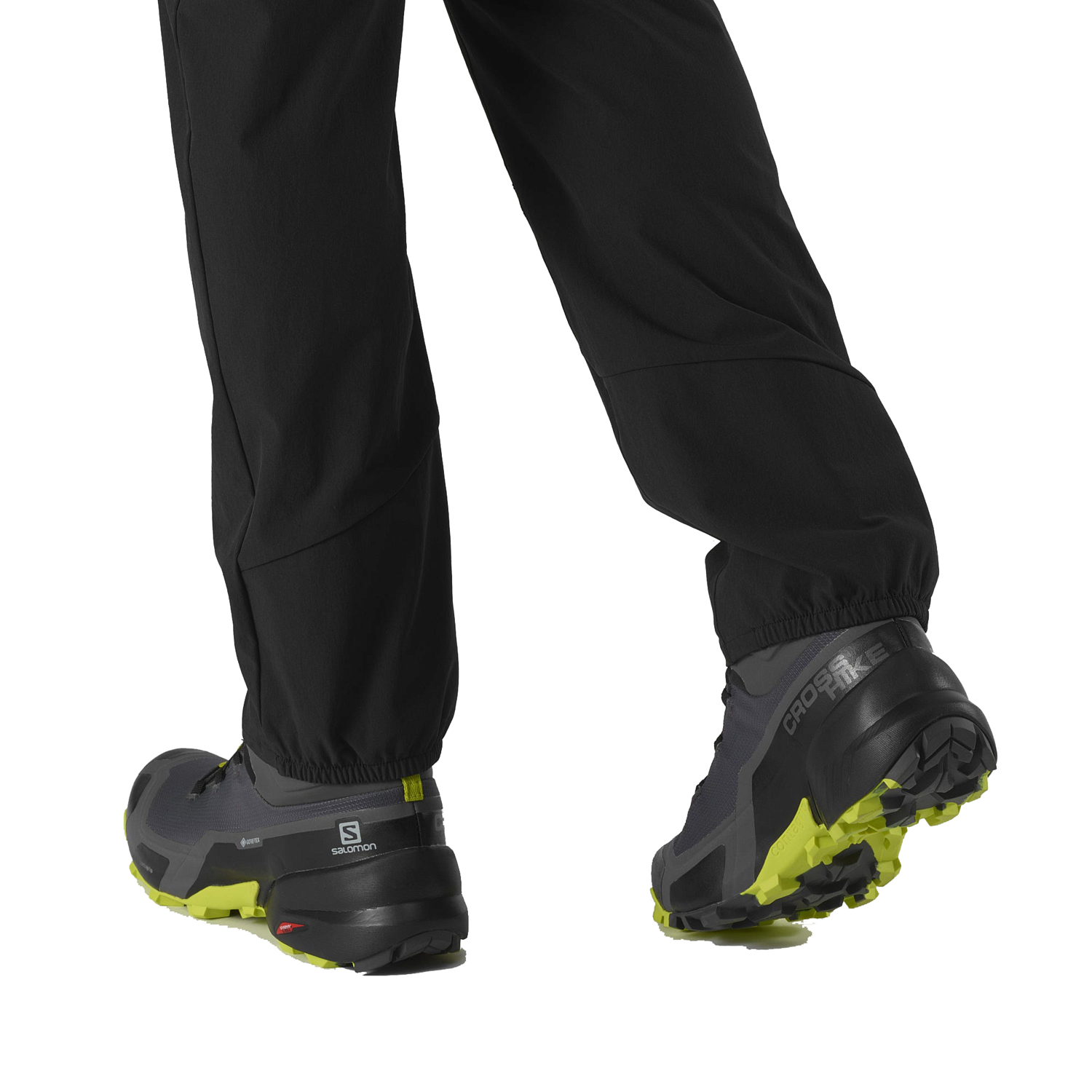 Ботинки SALOMON Cross Hike Mid GTX Magnet/Black/Lime Punch
