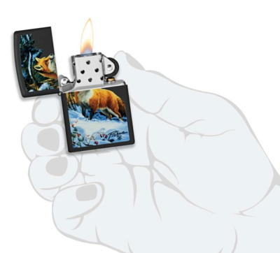 Зажигалка Zippo Linda Picken Black Matte