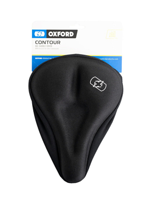 Гелевая накладка на седло Oxford 2023 Contour Gel Saddle Cover Black