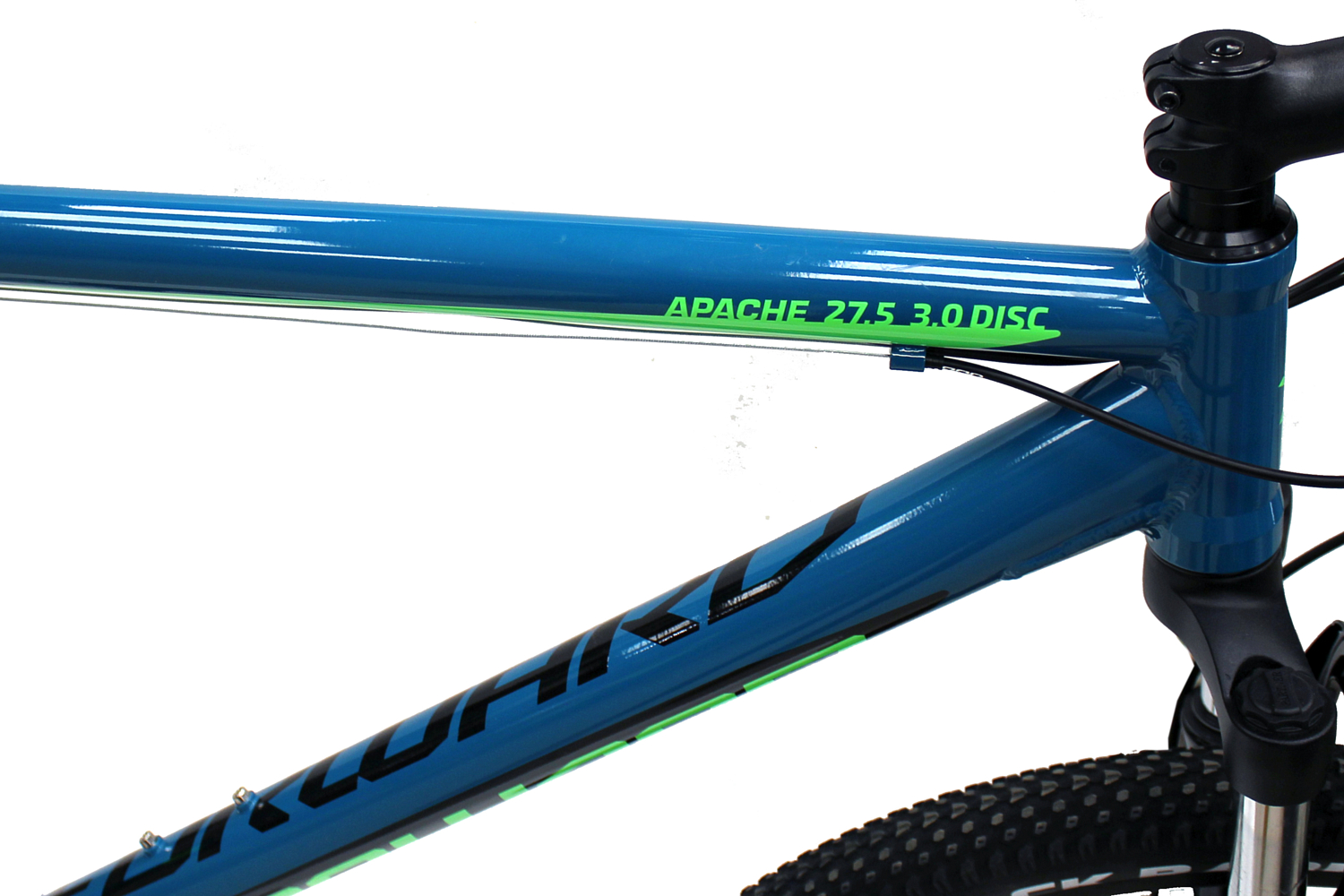 Велосипед Forward Apache 27,5 3.0 disc 2020 бирюзовый/светло-зеленый
