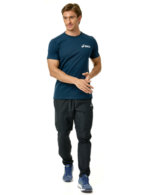 Футболка беговая Asics Chest Logo French Blue/White