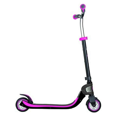 Самокат детский Globber Foldable Flow 125 Черно-Розовый