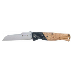 Нож Stinger Knives 105 мм рукоять стеклопластик G10/древесина зебрано Серебристый