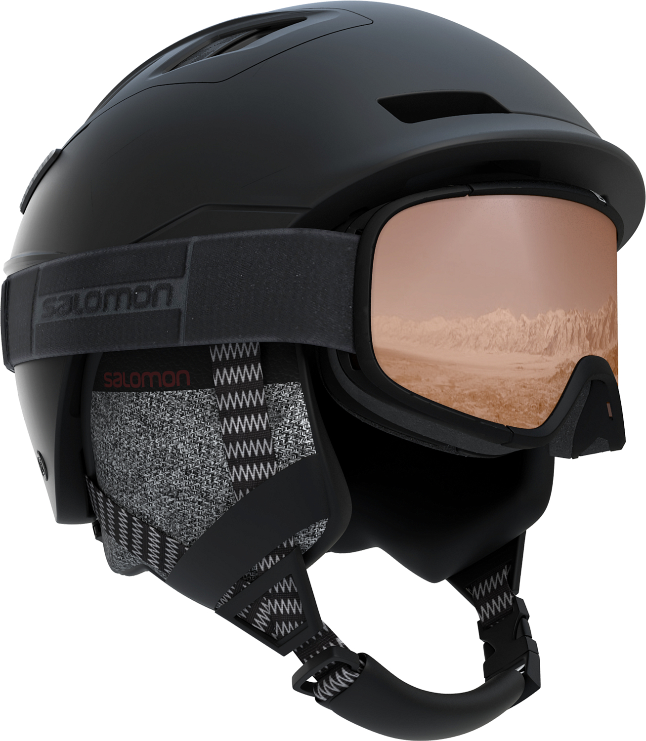Зимний шлем SALOMON Qst Charge Mips Hard Shell Black