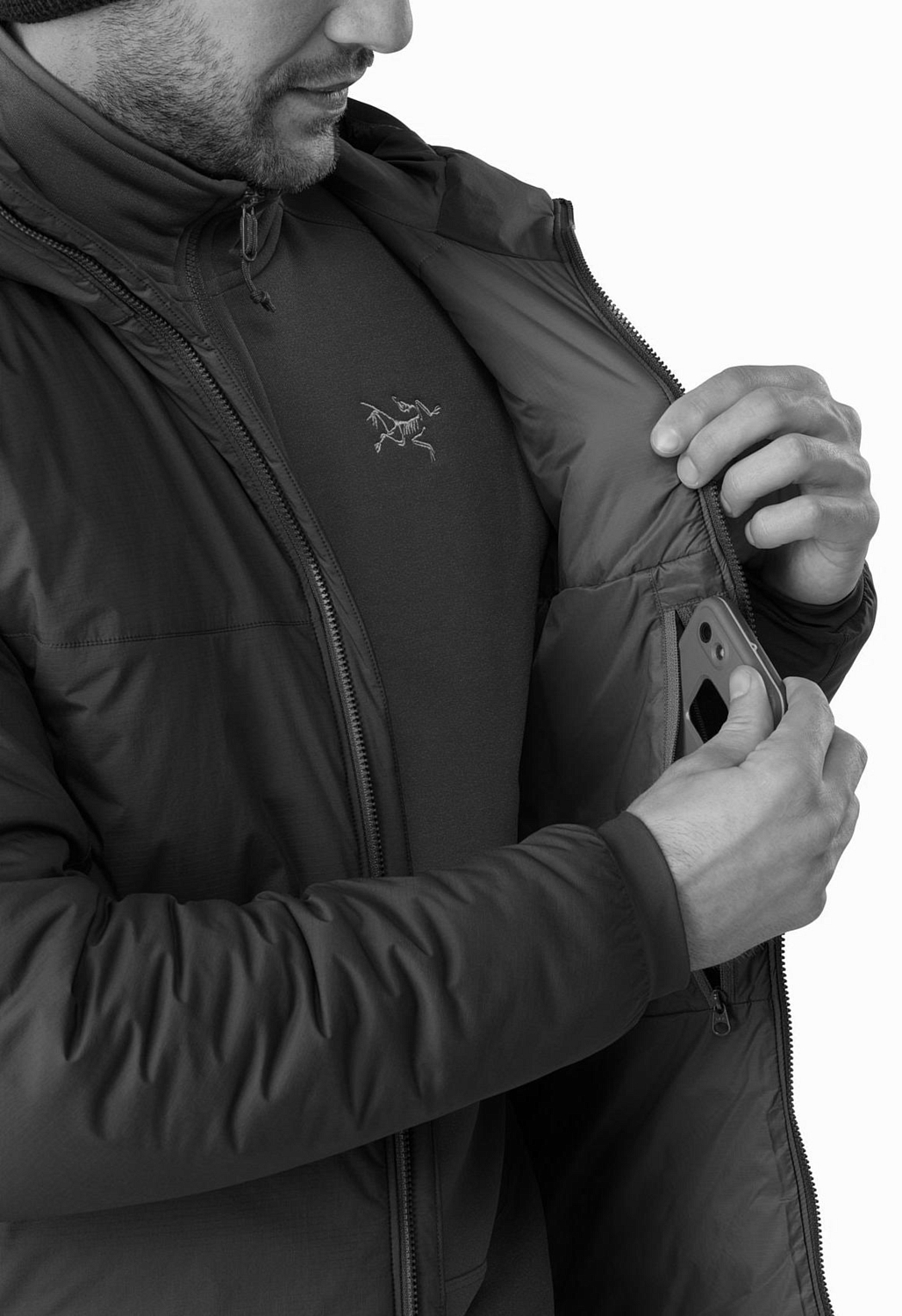 Куртка туристическая Arcteryx 2019-20 Atom AR Hoody Men's Neptune