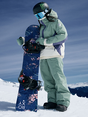 Брюки сноубордические Roxy Chloe Kim Lily Pad