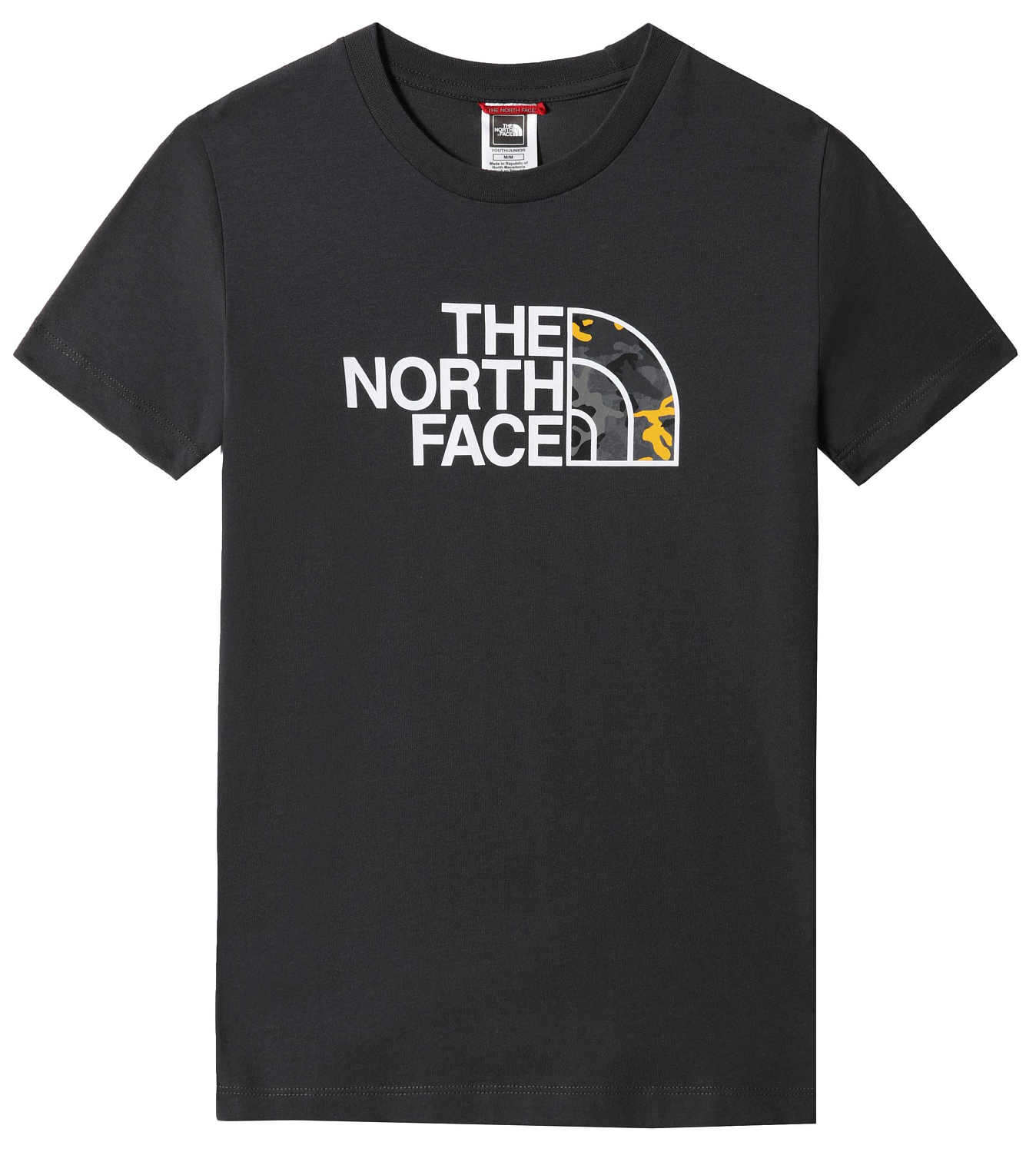 Футболка The North Face Easy Tee S/S Y Asphalt Grey-Summit Gold Camo Print