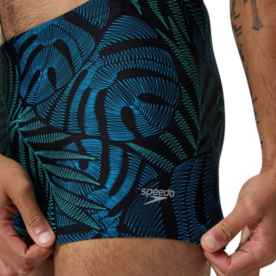 Плавки Speedo Beachstar Print Square Leg Black