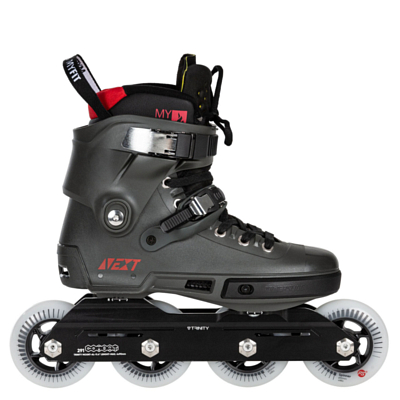 Роликовые коньки Powerslide Next Charcoal 90 Grey