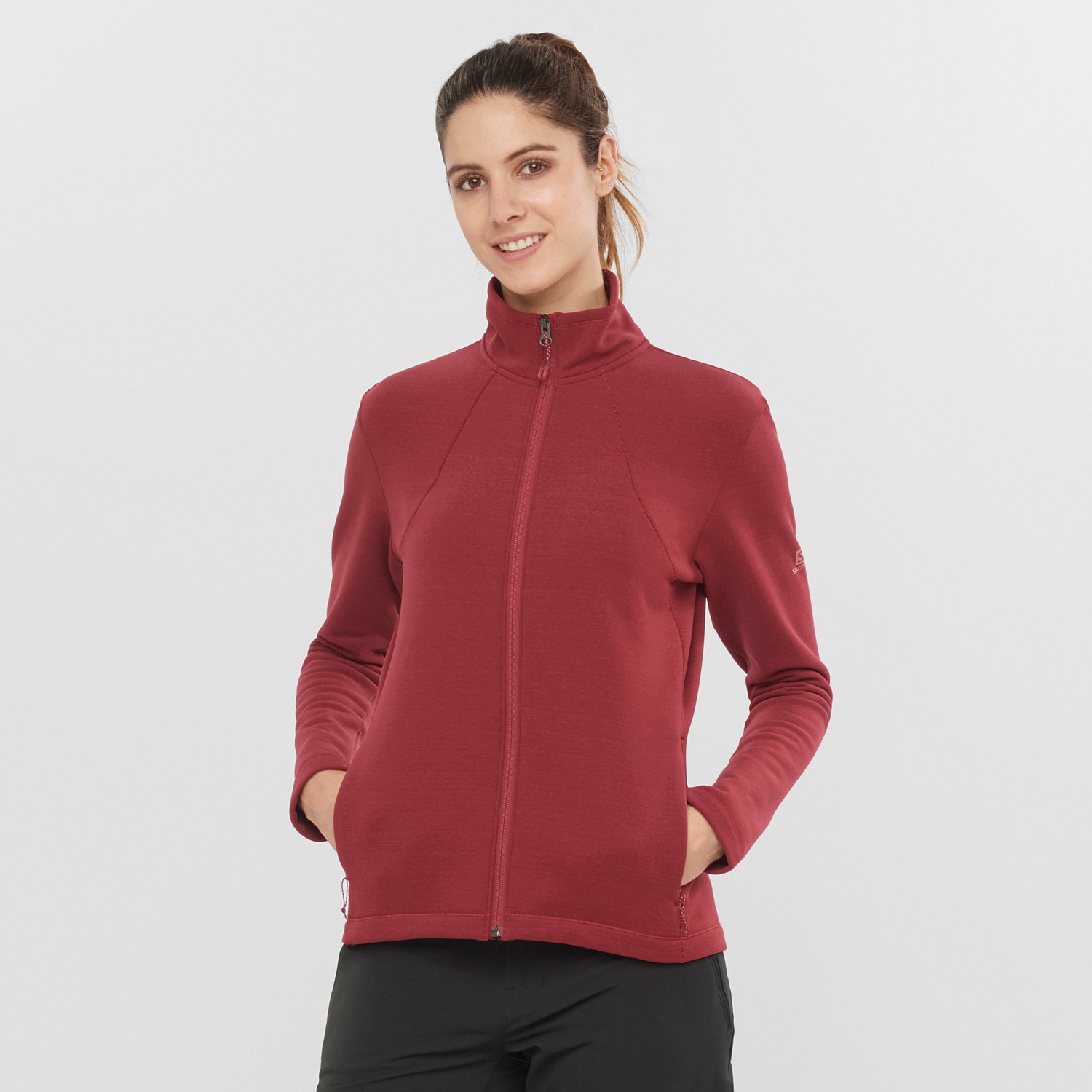 SALOMON Sntial Warm Fz Fleece W Pomegranate