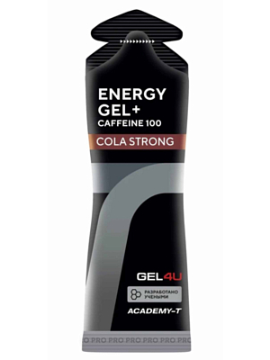 Гель без маркировки GEL4U энергетический углеводный с кофеином. Кола 60 г.